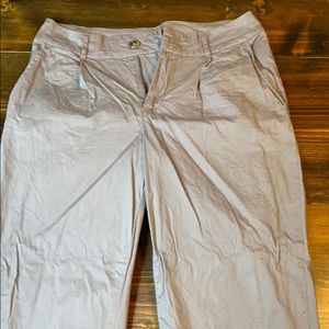 High rise ankle pants